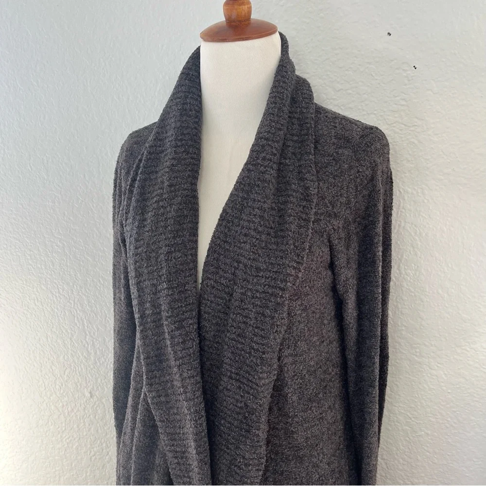 Barefoot Dreams CozyChic Lite Cardigan Grey Size XS/S - Picture 4 of 14